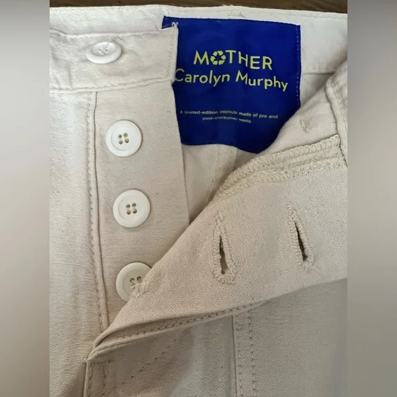 NWT MOTHER X Carolyn Murphy The Ankle Slapper Cropped Pants